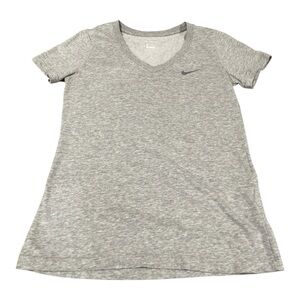 ✨🌸WOMENS THE NIKE TEE SHORT SLEEVE DRI-FIT•SIZE XS •HEATHER GRAY ✨